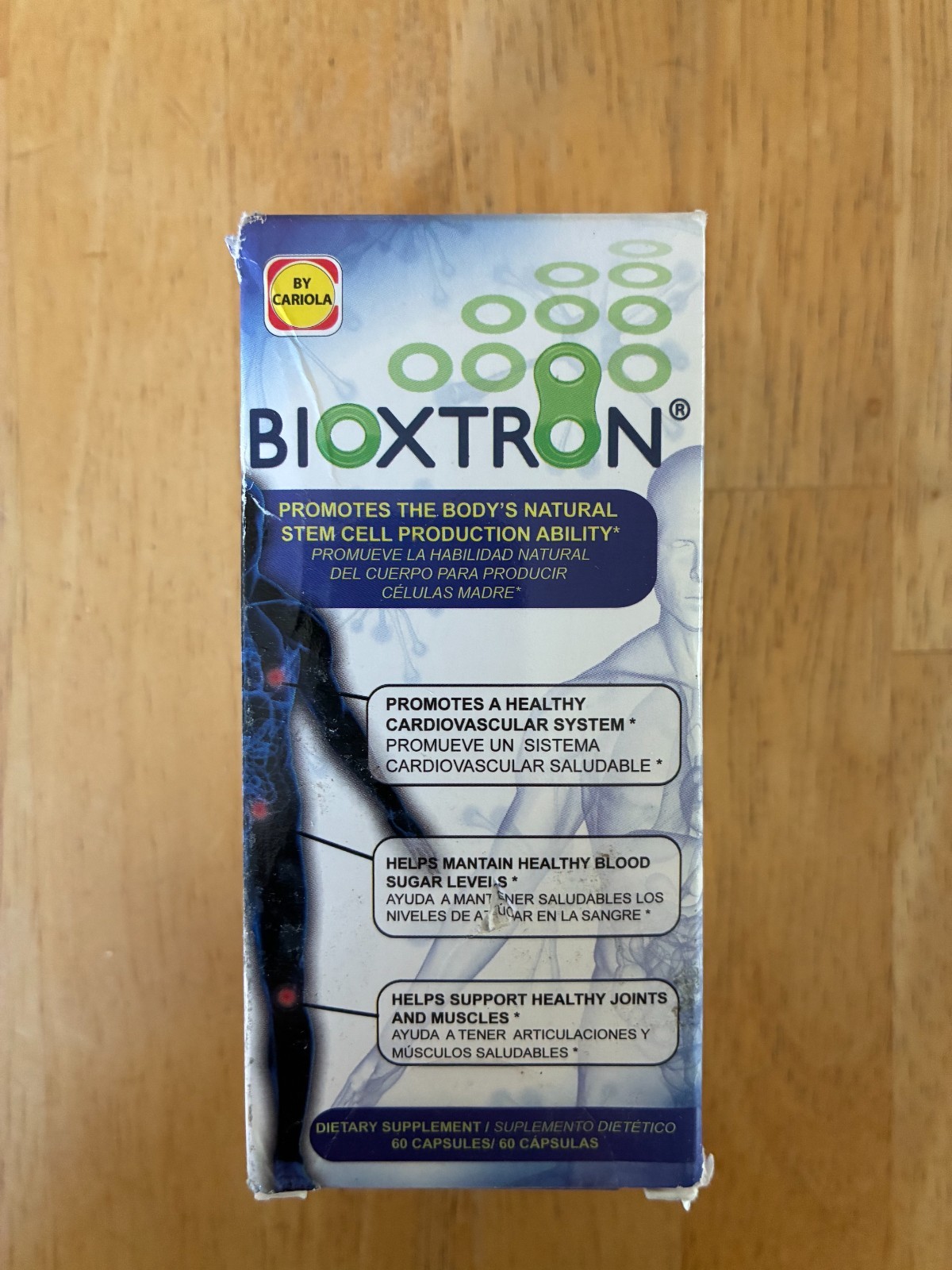 Bioxtron Natural AFA Stem Cell Supplement 60 Capsules By Cariola