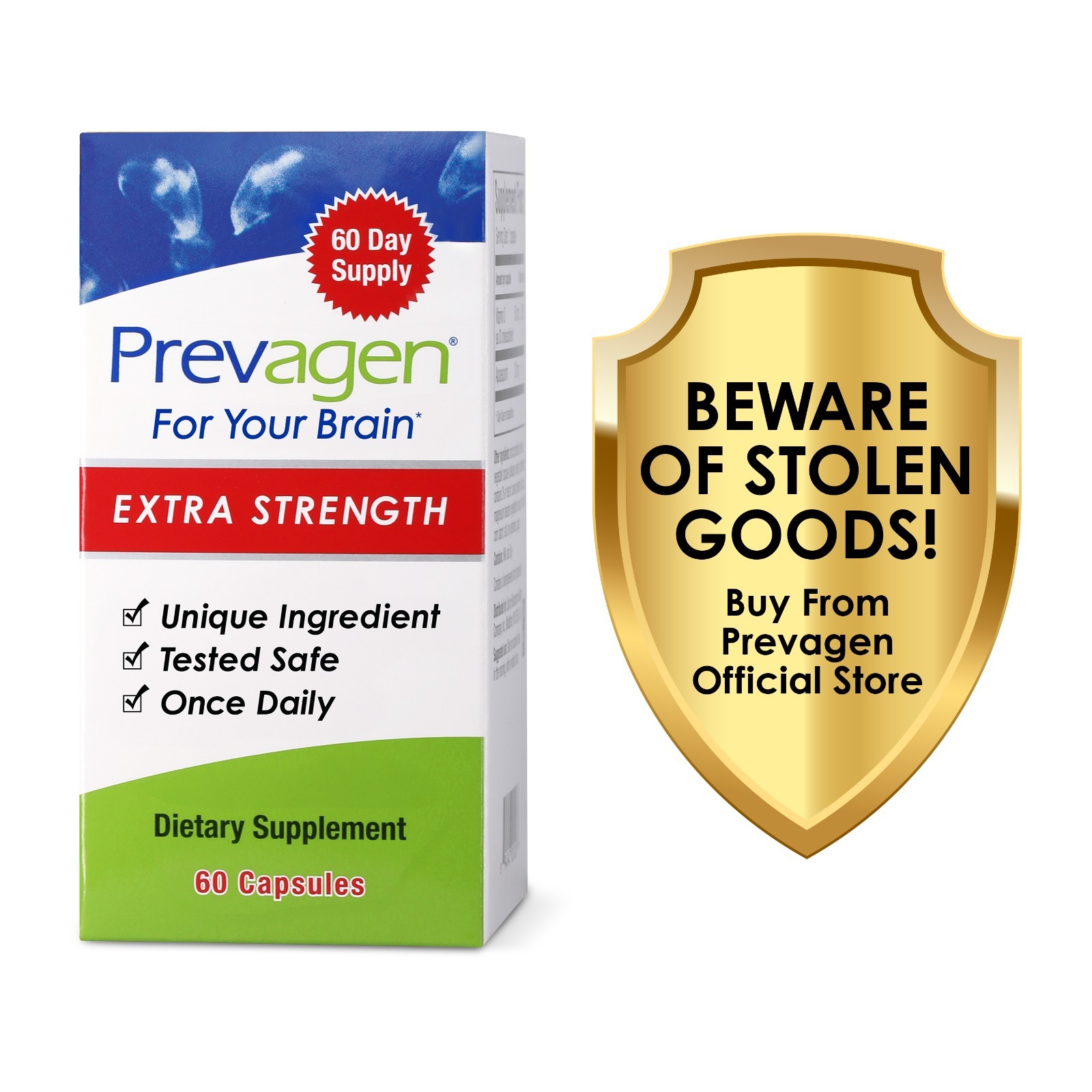 Prevagen Extra Strength 20mg Capsules – 60 Count