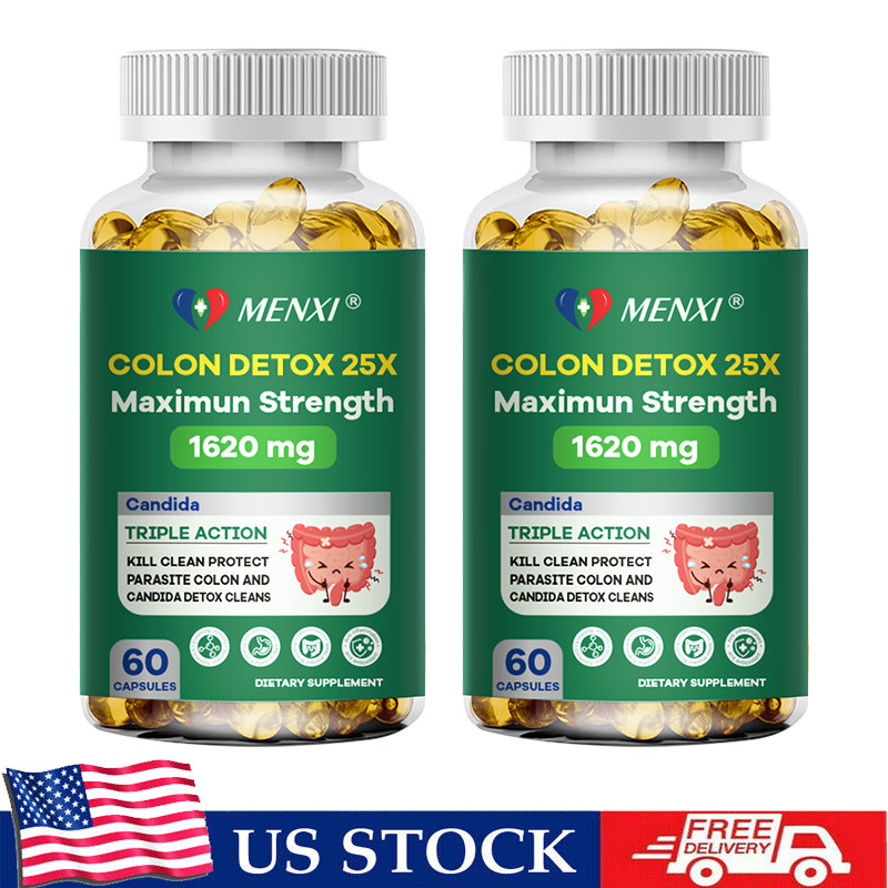 2X PARASITE DETOX BODY CLEANSE Complex Anti- PARASITE Gut Health Support Cleanse