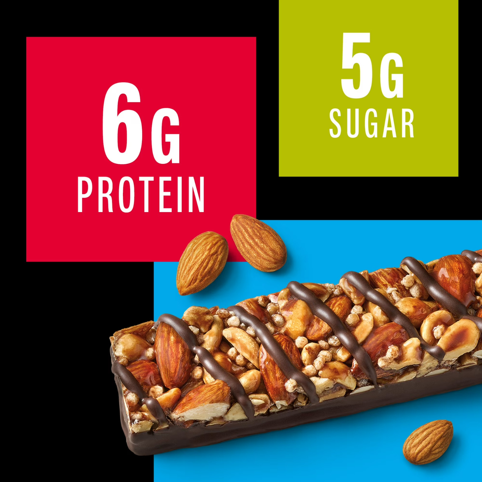 KIND Gluten Free Dark Chocolate Nuts & Sea Salt Snack Bars, 1.4 oz, 6 Count Box
