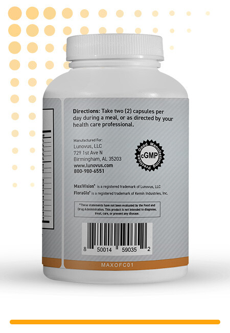 MaxiVision® Ocular Formula | Vitamin with 2X Lutein & Zeaxanthin | 1 Month