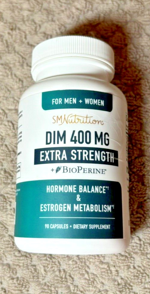 Extra Strength DIM Supplement 400MG | Bio Perine EXP:07/25