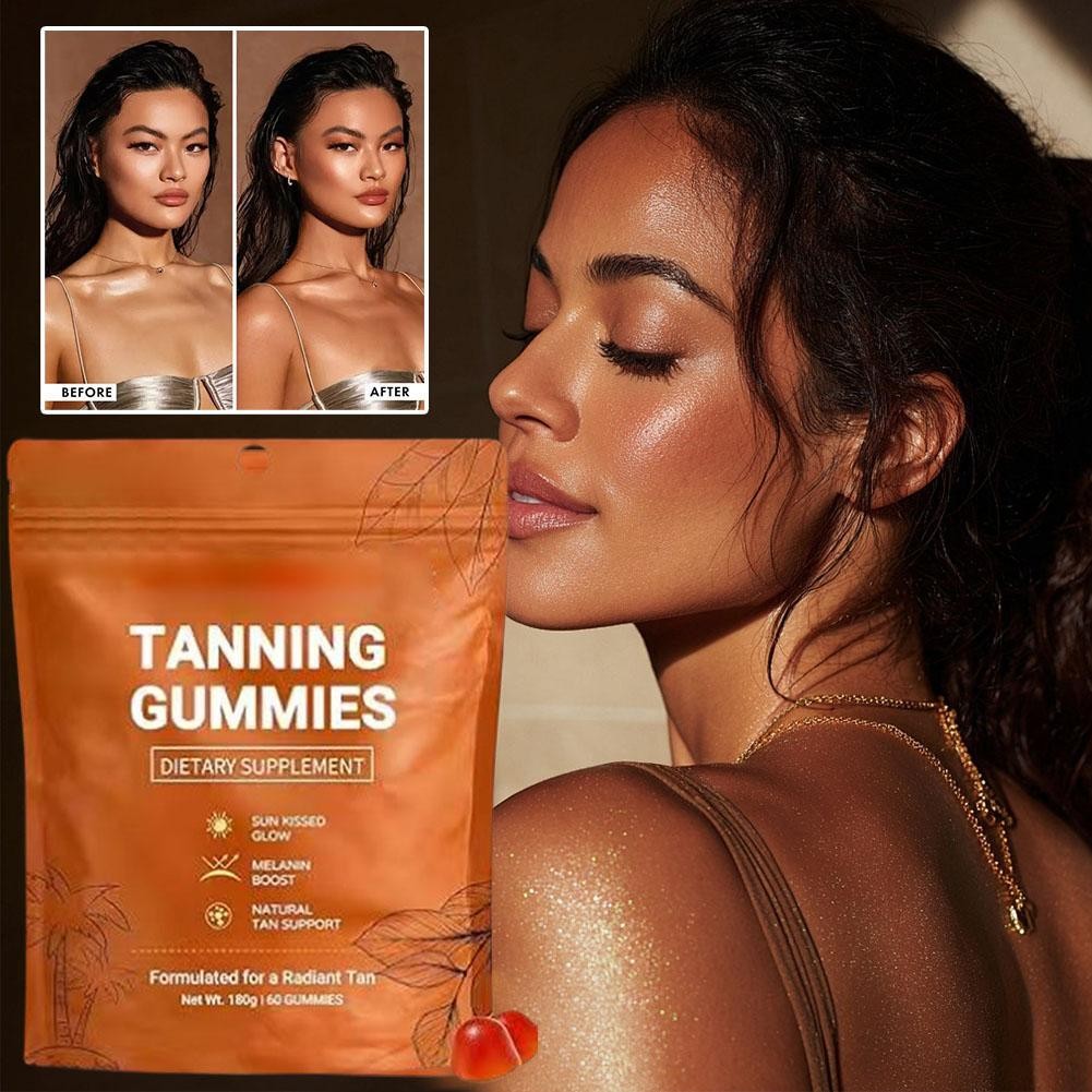 Daily Tanning Gummies Vitamin Blackening Gummies – Enhance Skin Melanin US
