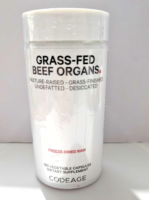 Grass-Fed Beef Kidney, Pasture Raised 180 Capsules