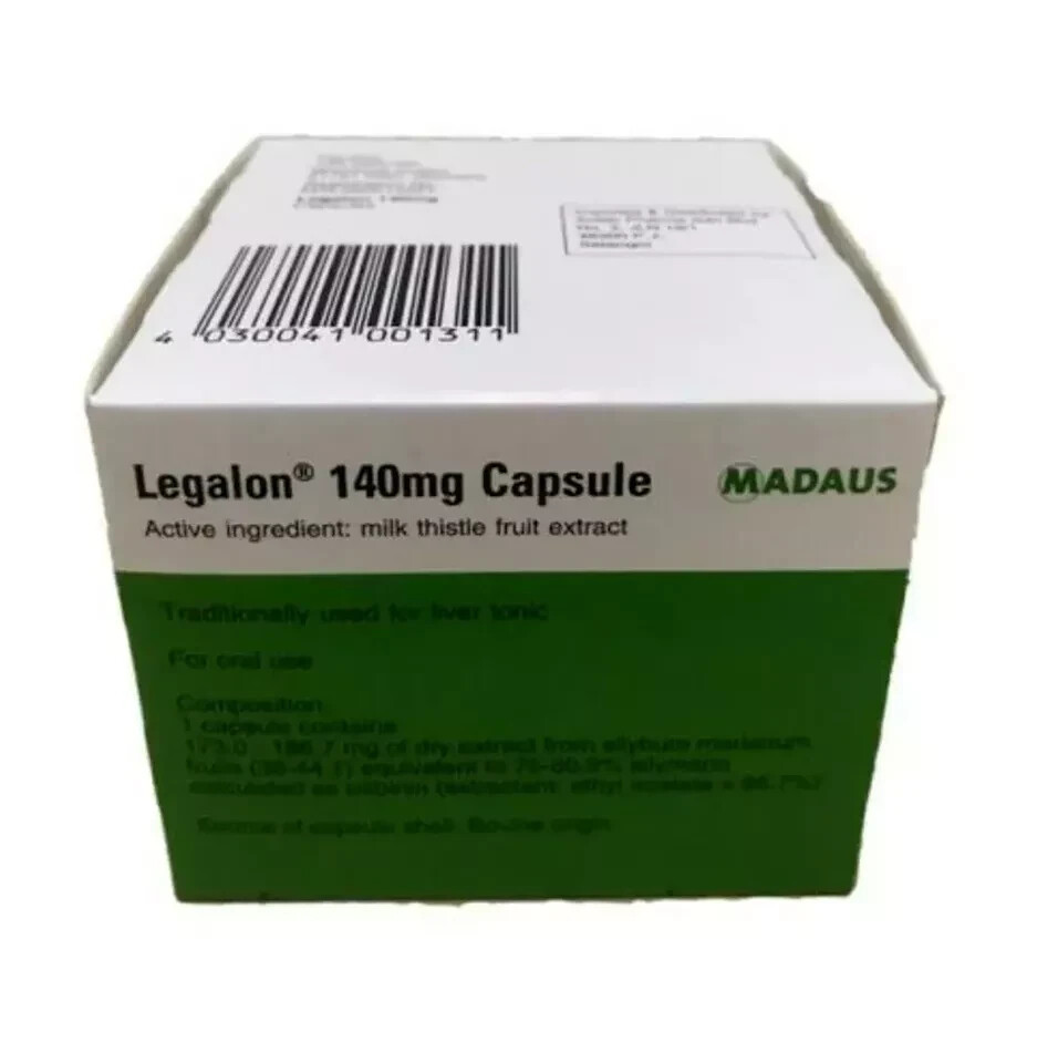 1 Box x 100’s LEGALON 140mg by Madaus Germany Traditionally Used For Liver Tonic