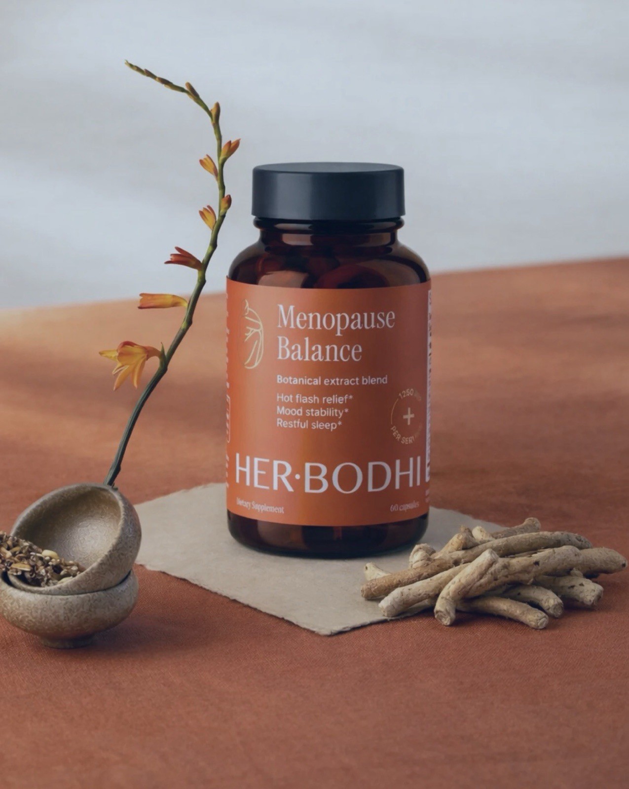 Her-Bodhi Meno Menopausal syptom relief~60 capsules Exp 09/28 New Presentation