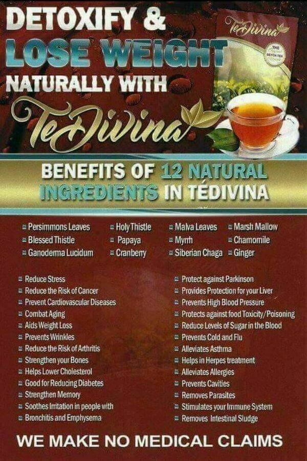 Original Detox & Cleansers Tea 1 week Supply