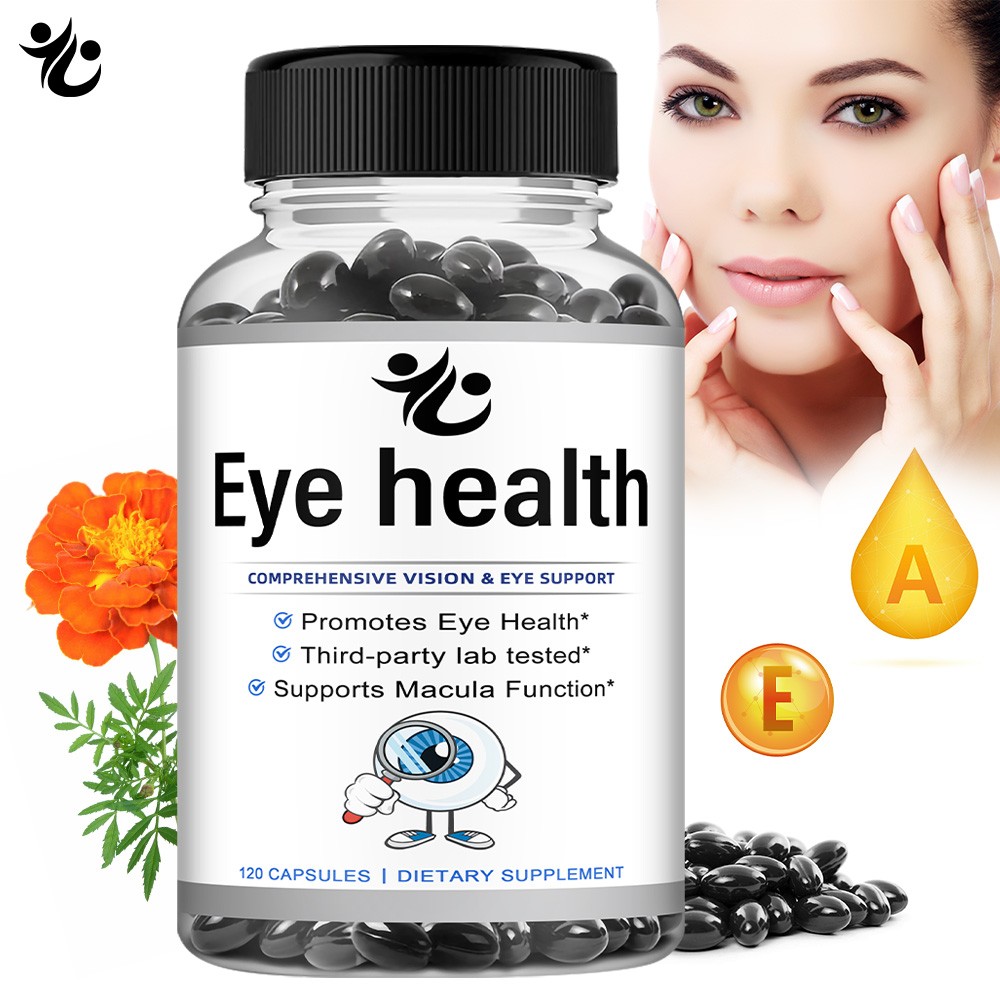 Eye Vitamins With Lutein,Zeaxanthin,Astaxanthin,Marigold Flower Extract 120 Caps