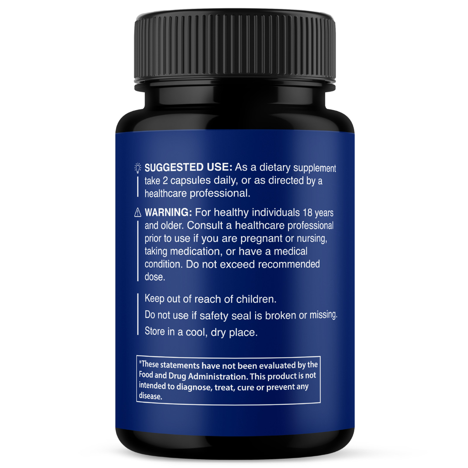 (5 Pack) Brain Vex Capsules For Memory Focus & Clarity BrainVex Pills (300 ct)