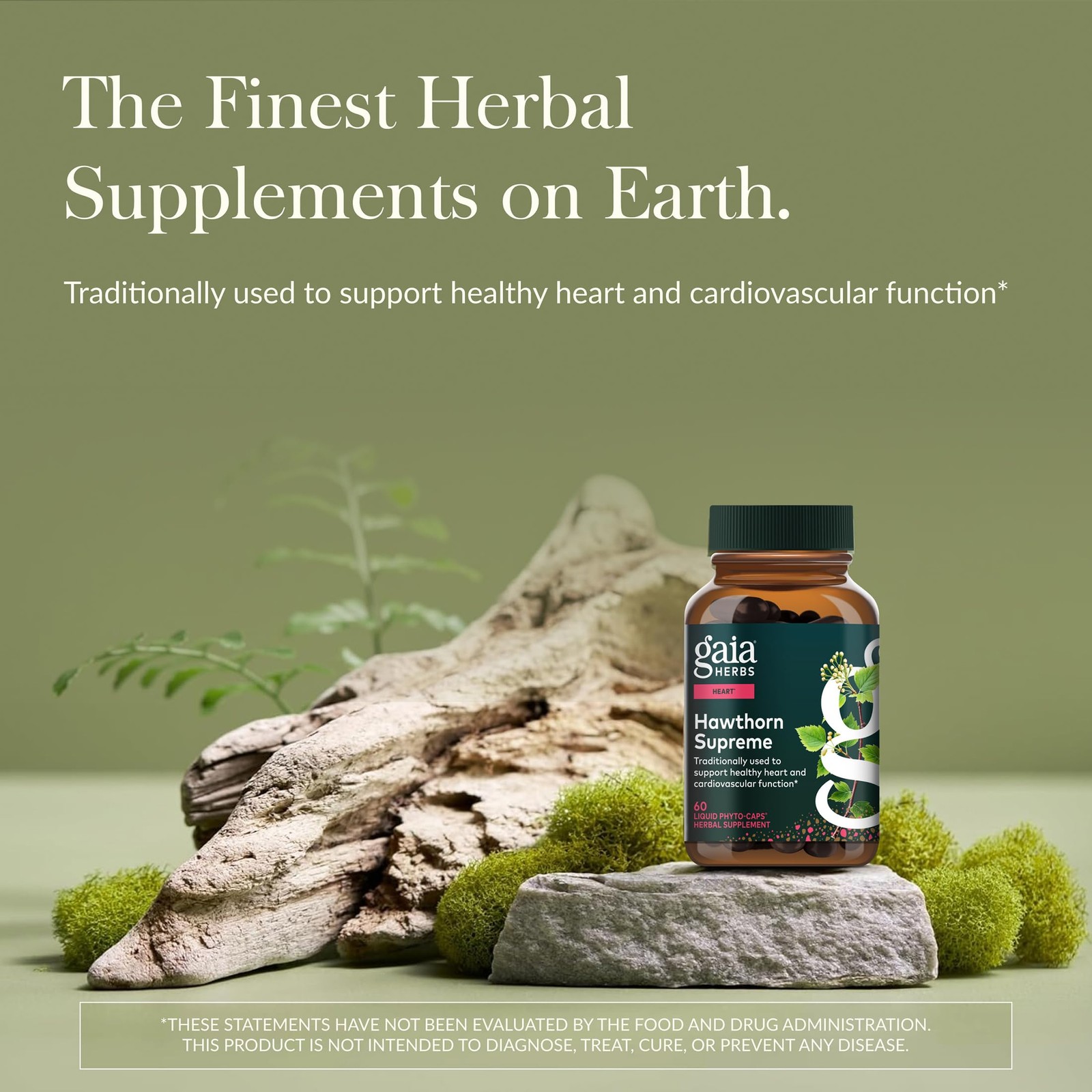 Gaia Herbs Hawthorn Supreme – Hawthorn Berry Supplement – with Herbs