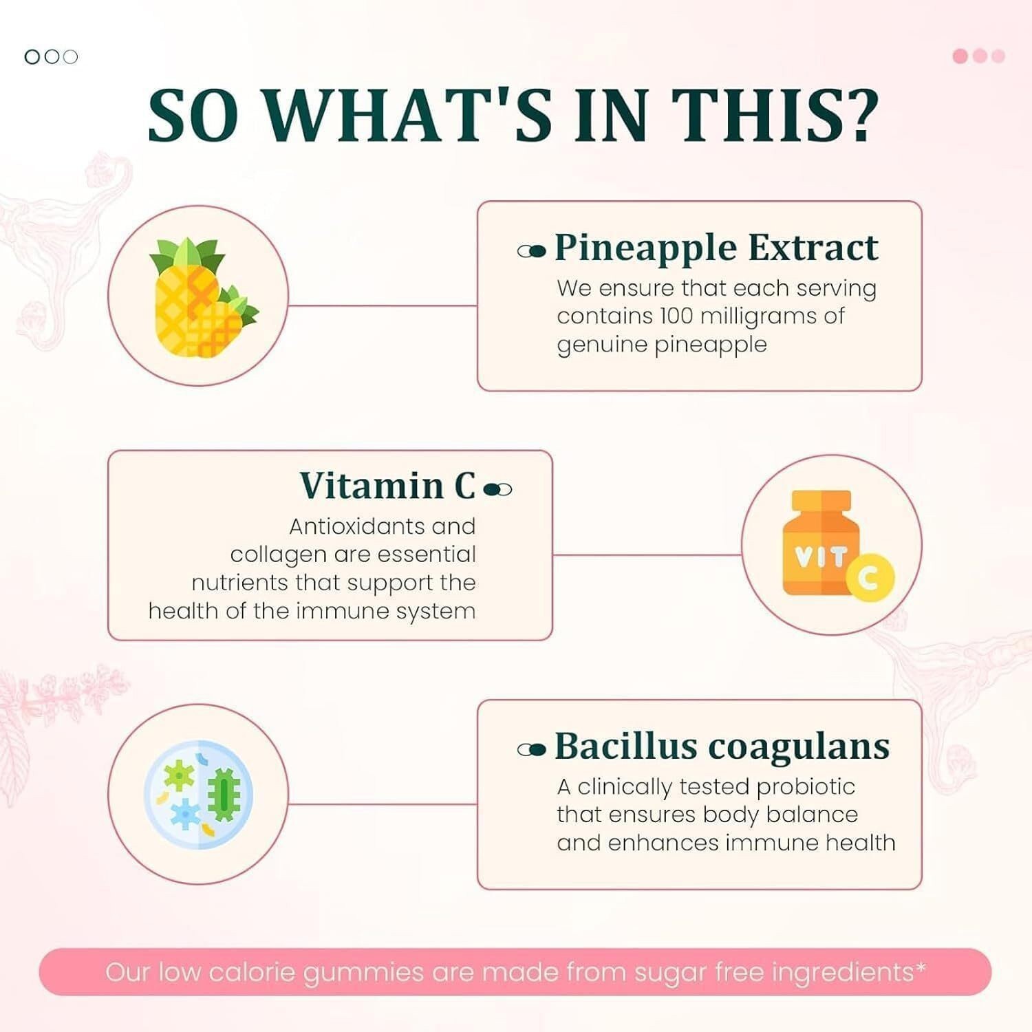 Vital Source Feminine Balance Gummies Hawaiian Pineapple Buy 2 Get 1 Free(ADD 3)