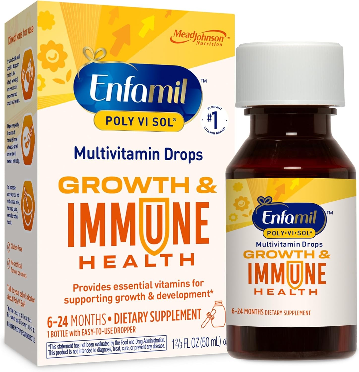 Enfamil Poly-Vi-Sol – 50 mL Drops 1.67 Oz