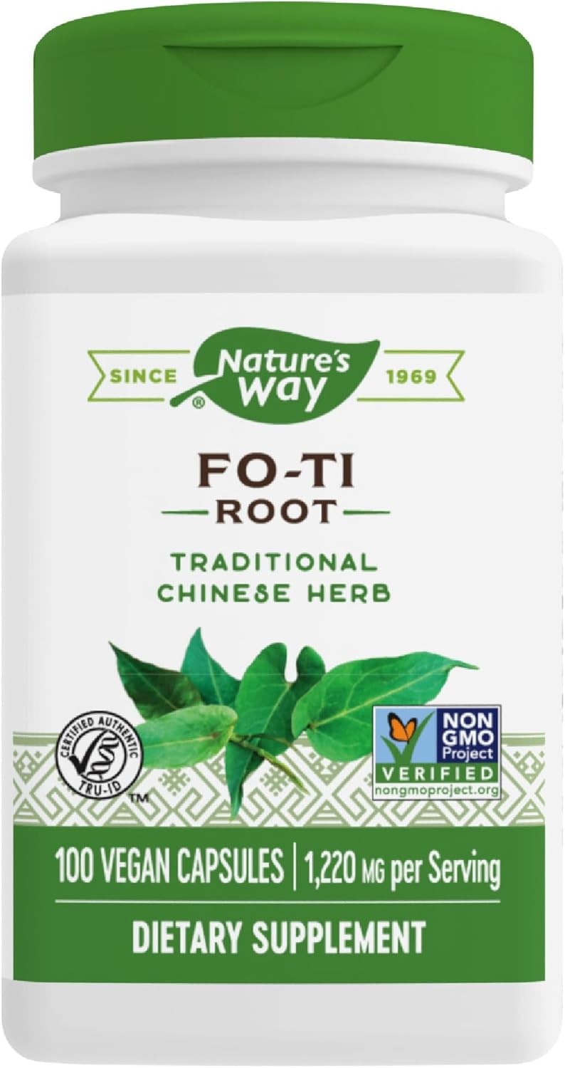 Nature’s Way Fo-Ti Root, Traditional Chinese Herb, 1,220 mg per serving