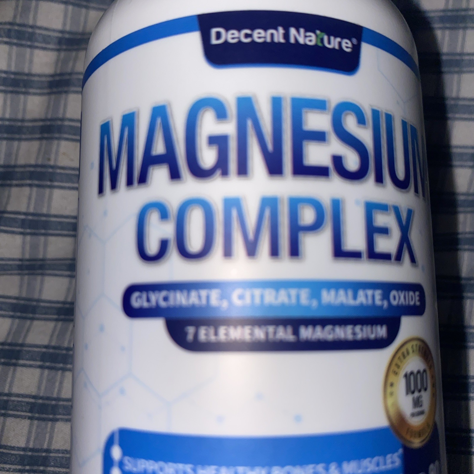 Magnesium Complex 7 Elemental Magnesium Supplement 1000mg ?C Magnesium Glycinate