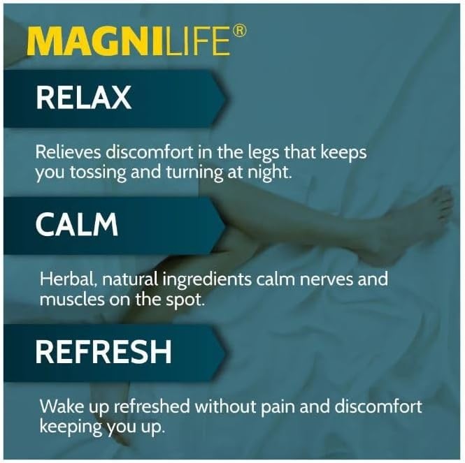 Lightweight Bedtime Leg Cream with Lavender & Magnesium, 2 Pack, 4 Oz Each