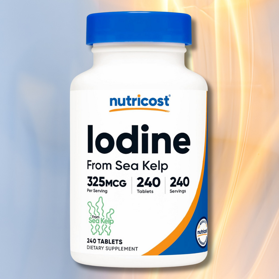 Iodine (Natural Iodine from Sea Kelp) 325mcg, 240 Tablets