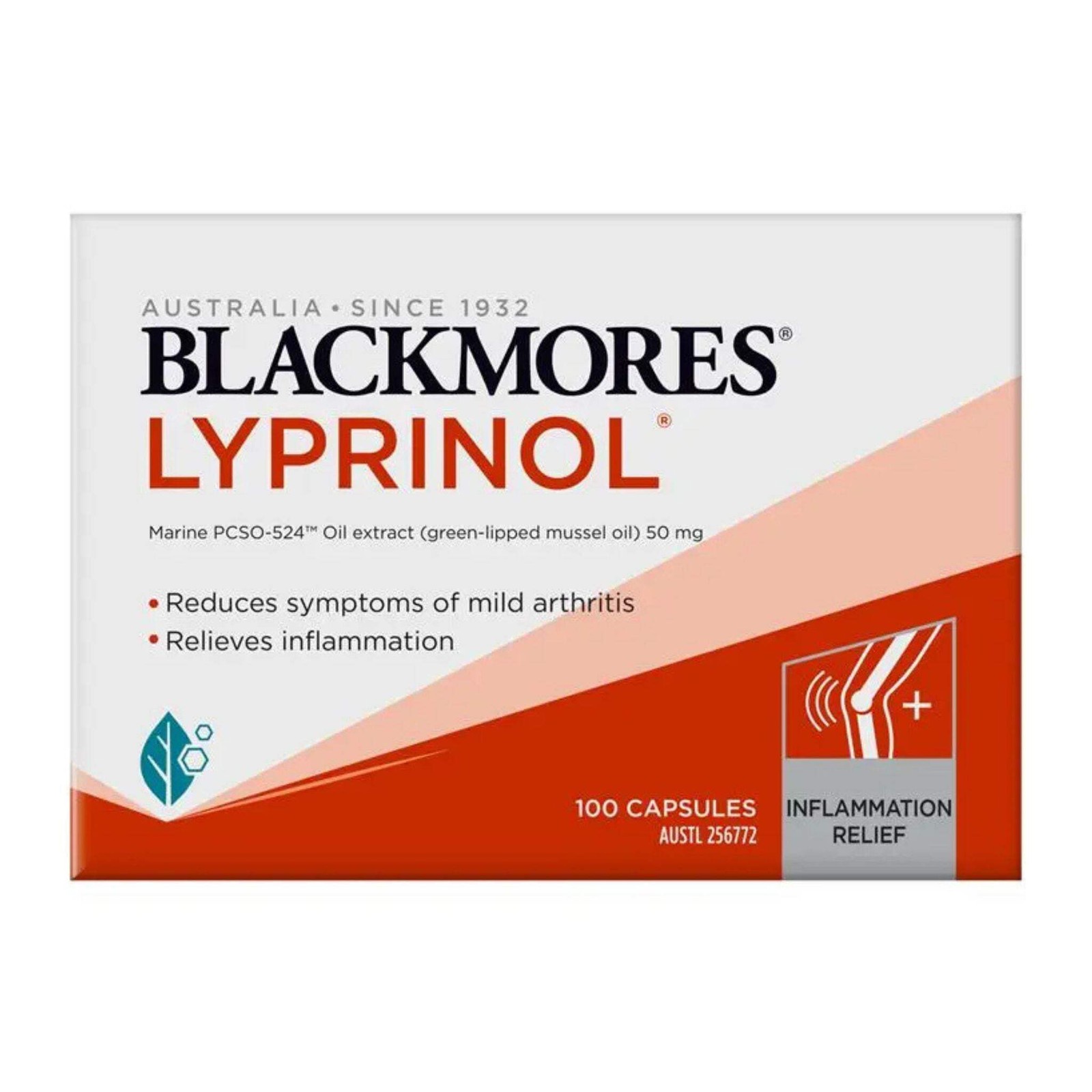 Blackmores Lyprinol Marine 100 Caps Natural Joint & Anti-Inflammatory Support