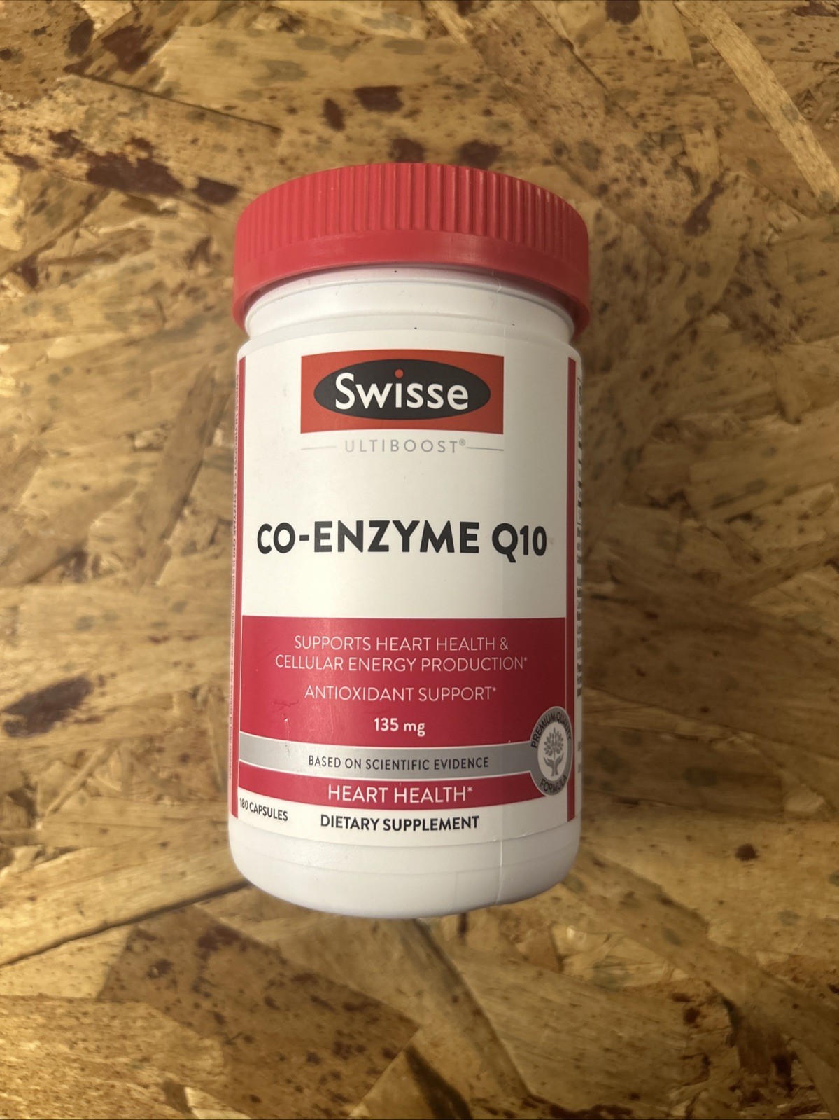 Swisse Co-Enzyme Q10 135mg 180 Caps – COQ10 – Made in Austrailia – Exp: 07/26