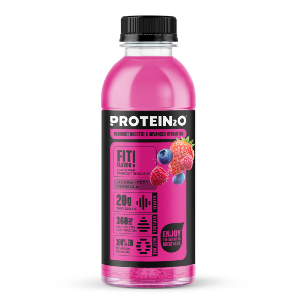 Protein2o Clear Protein Drink 20g, Mixed Berry, 16.9 fl oz, Pack of 3 Low-Calori