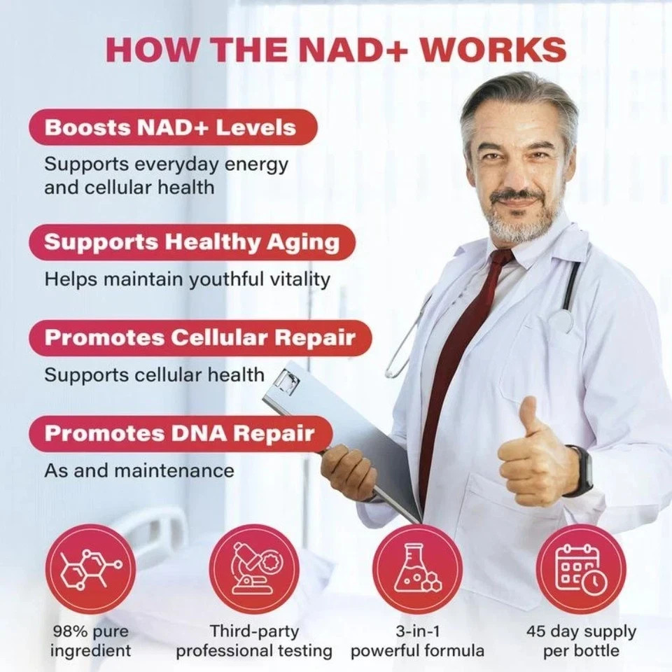 ZOOONE NR1000-NAD+Berry Flavor Drink blend for Skin Aging Support,Energy,and …