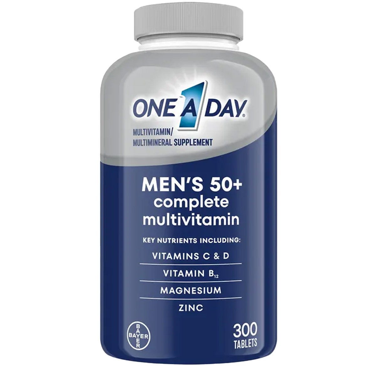 One A Day Men’s 50+ Healthy Advantage Multivitamin, Adult, 300 Tablets