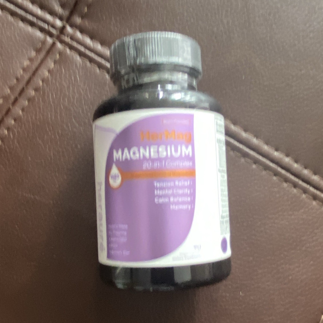 Horbaach Magnesium Mineral Supplement 100 Capsules for Heart, Bone & Nerves