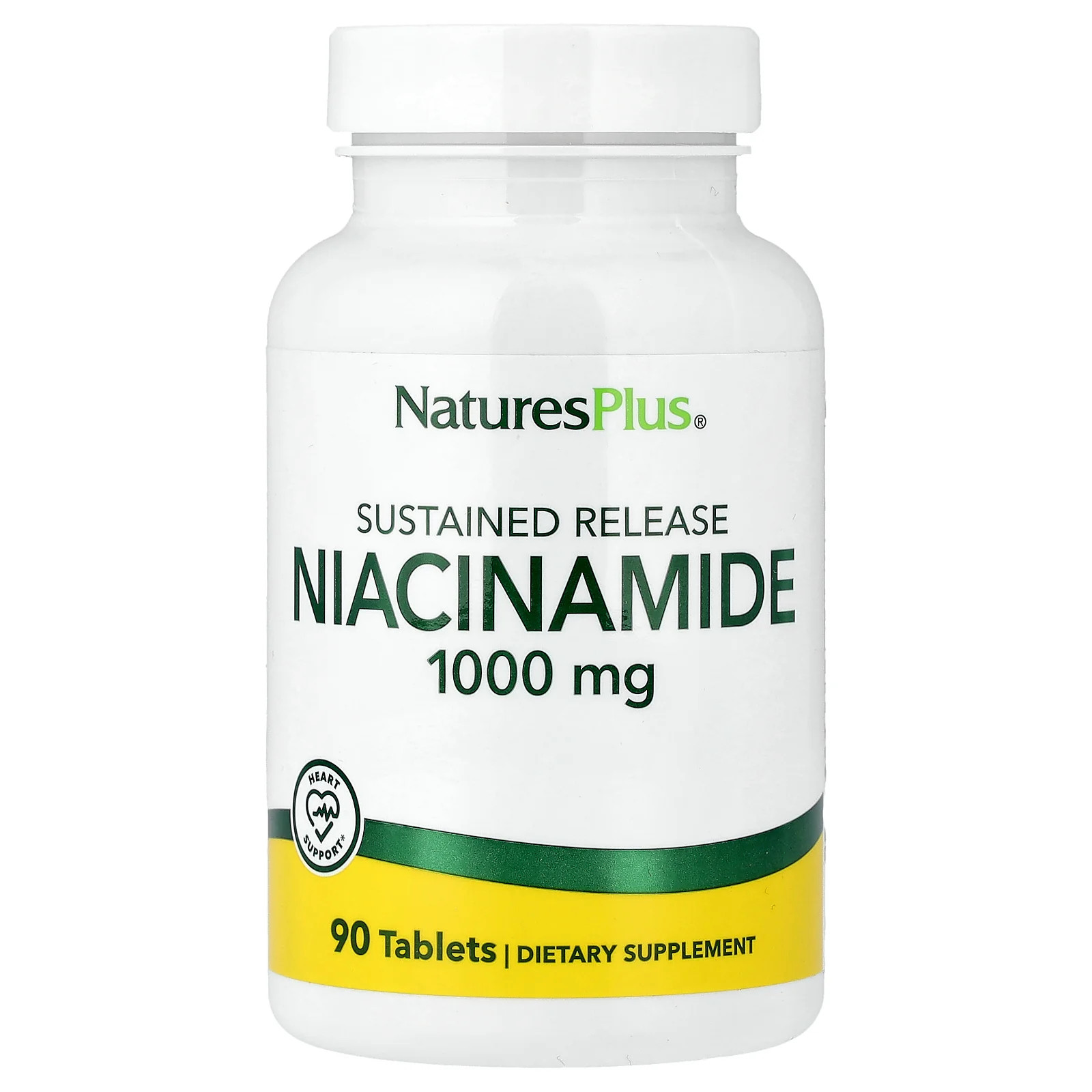 2 X NaturesPlus, Niacinamide, Sustained Release , 1,000 mg, 90 Tablets