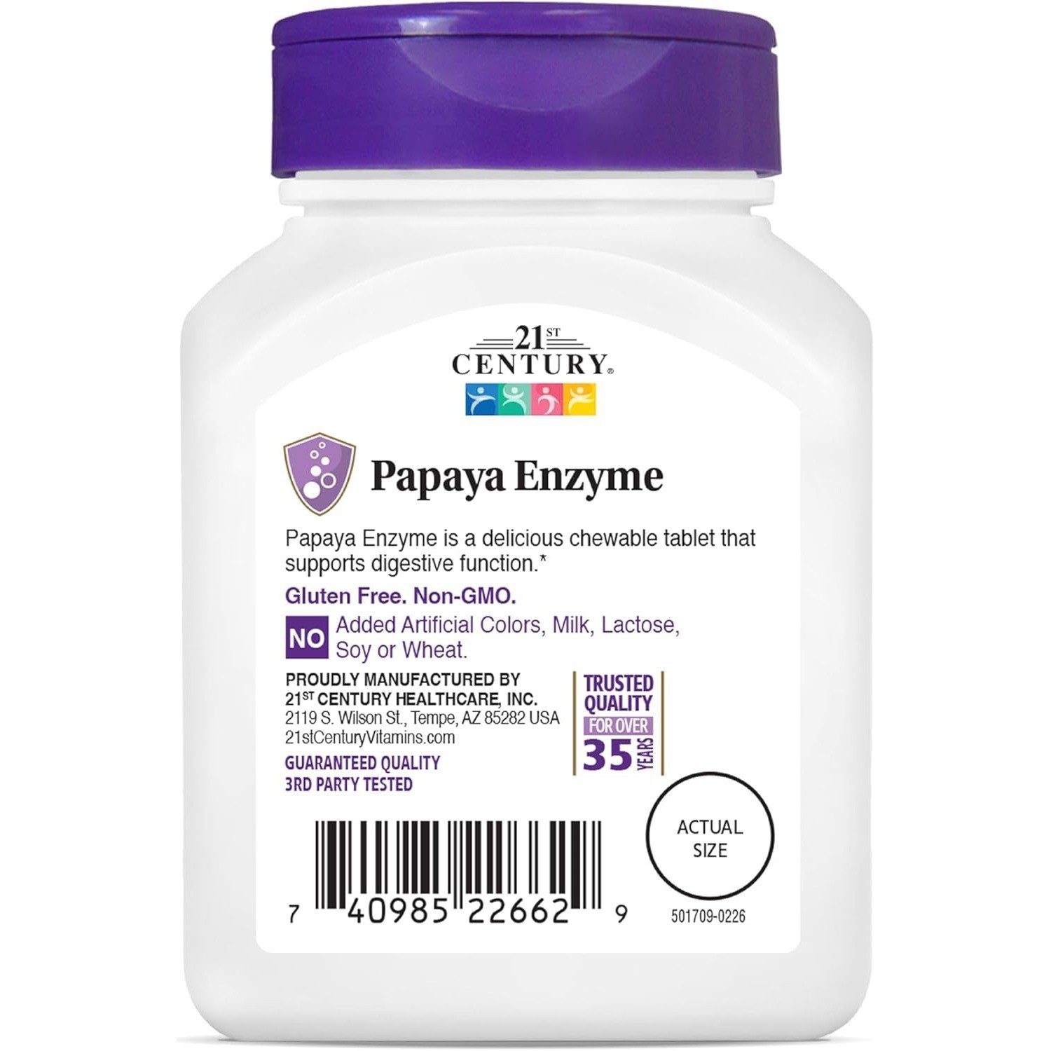 Mejores Pastillas De Papaya Pura Natural Para Digestion #1 Suplemento Naturales