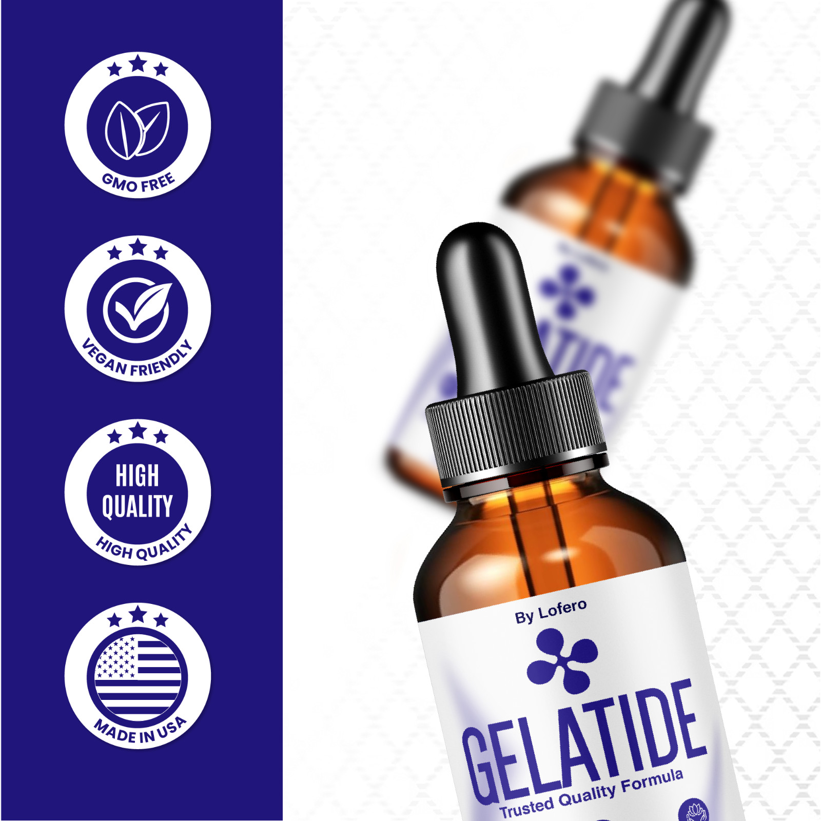 (2 Pack) Gelatide Weight Management Drops, Gelatide Daily Health Support (4oz)