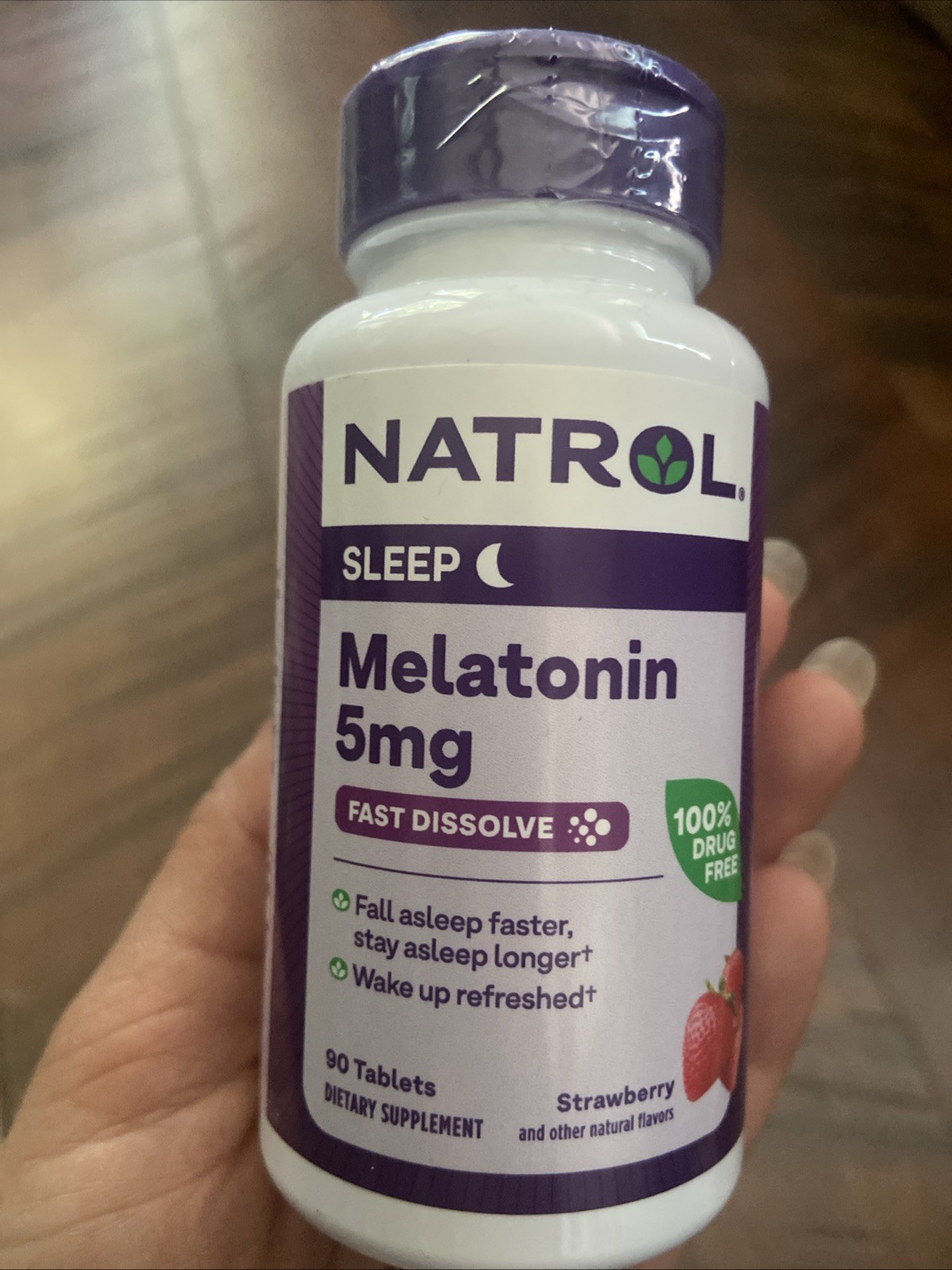 Natrol Melatonin 5 mg Time Release, Sleep Aid Dietary Supplement