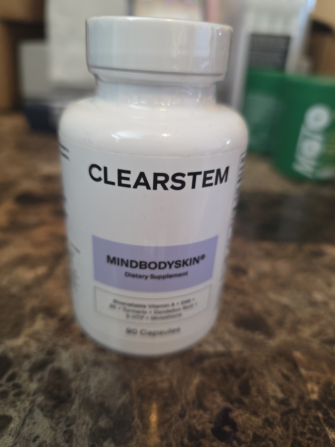 Clearstem Mind Body Skin Vitamin Dietary Supplement 90 Capsules Each – USA –