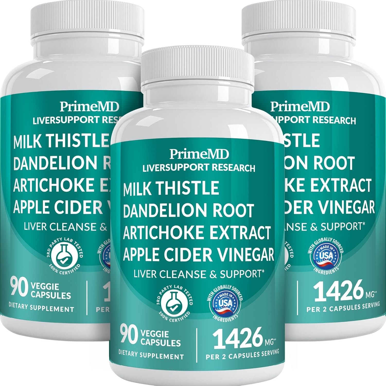 32-in-1 Liver Support with Milk Thistle Supplement – Liver Detox with Silymari