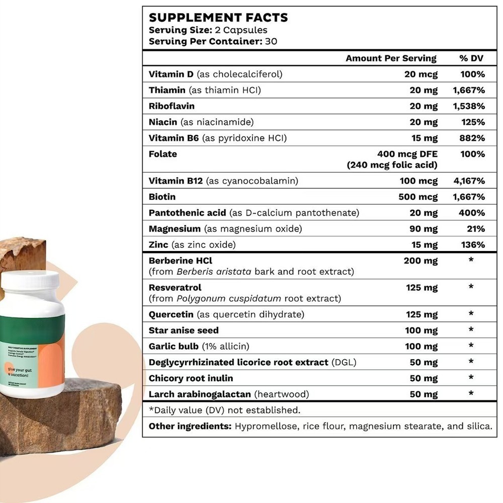 1-5X Emma Relief Supplement Keto for Gut Bloating 60 Capsules Exp 1/2028 latest