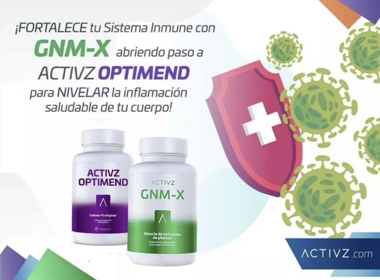 ACTIVZ COMBO : 1 GNMX + 1 LINQ + 1 OPTIMEND + 1 AIRO RESTORE YOUR HEALTH
