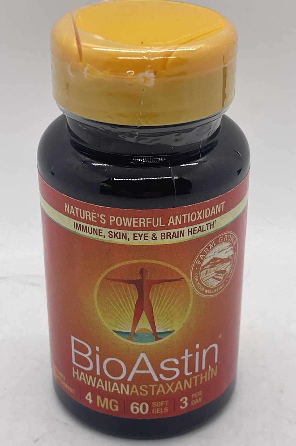 BioAstin Hawaiian Astaxanthin 4mg 60 softgels **NEW SEALED** Exp 6/2027
