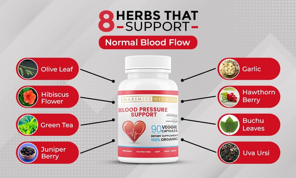 Maximize Within Premium Blood Pressure Support 1 Count (Pack of 1)
