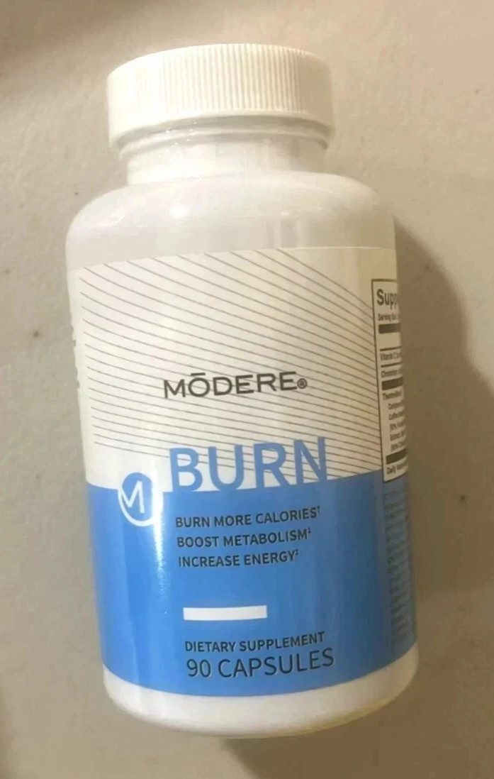 Modere Burn Free Shipping 90 Capsules Exp 5/27 New and Sealed, Exp 12/2027