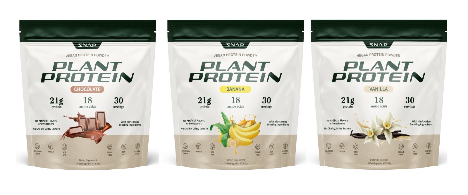 Vegan Organic Plant Protein Powder – SNAP Muscle Growth, Performance, & Recovery