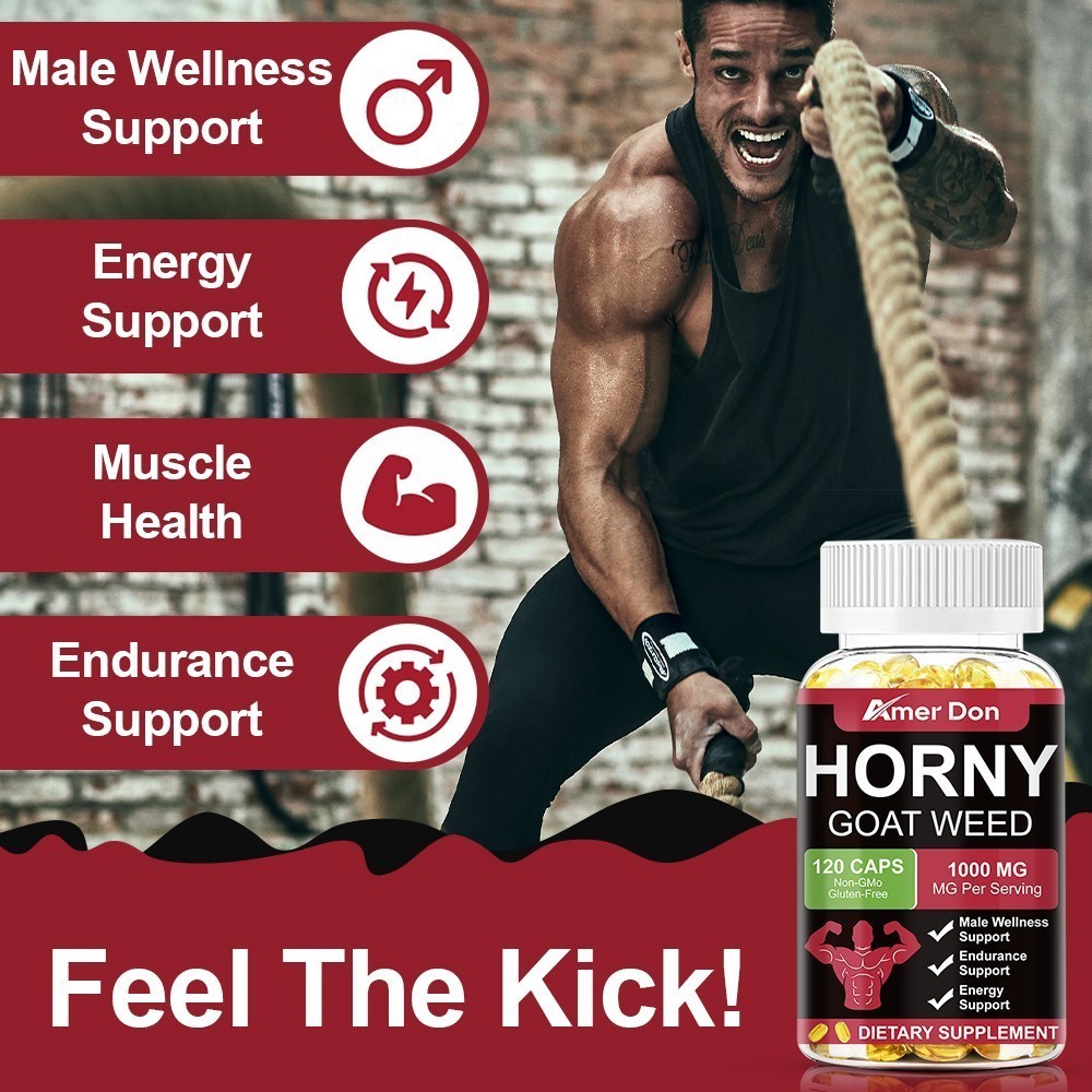 Horny Goat Weed Extract Complex – Invigorating Blend with Tribulus Saw Palmetto