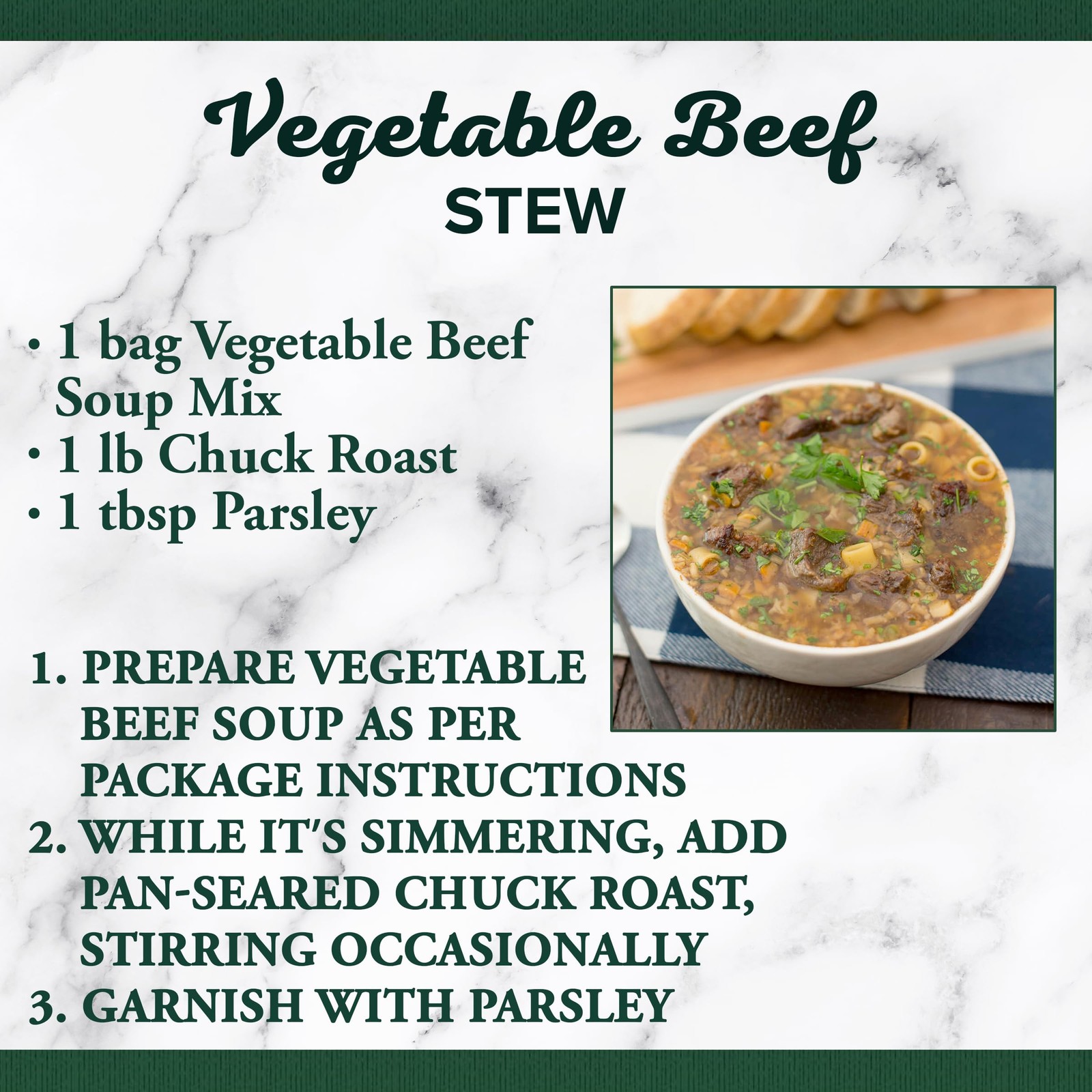 Bear Creek Soup Mix, Vegetable Beef, 8.1 Ounce (Pack of 1), Beef