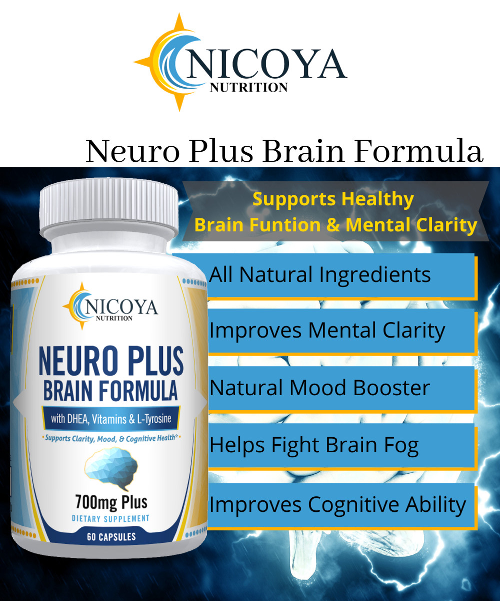 Neuro Brain & Focus, Memory, Function, Clarity, Mood, Stress -Nootropic (2 Pack)