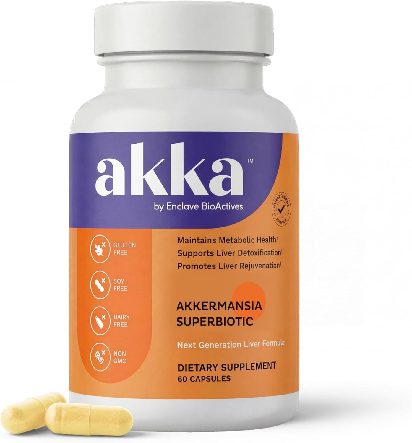AKKA Premium Liver Cleanse Detox&Repair Superbiotic-Supports Liver Health 60Caps