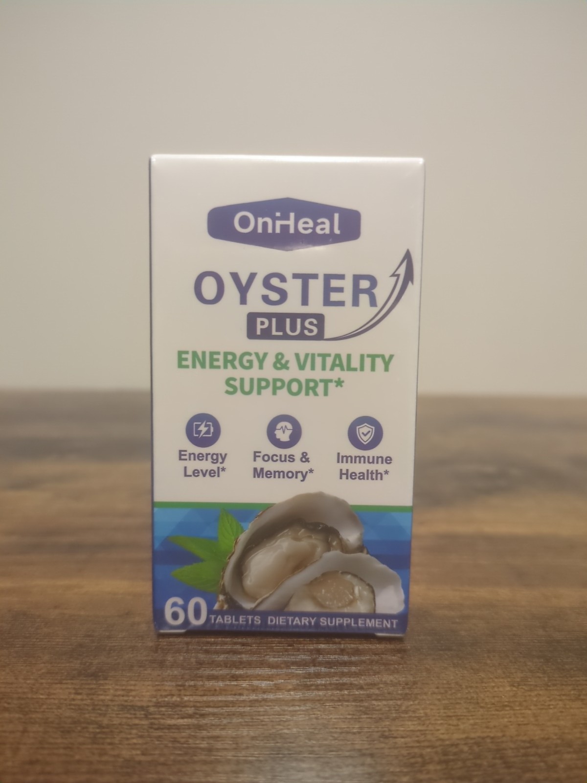 Oyster Plus Energy And Vitality Support 60 Tablets Dietary Supplement