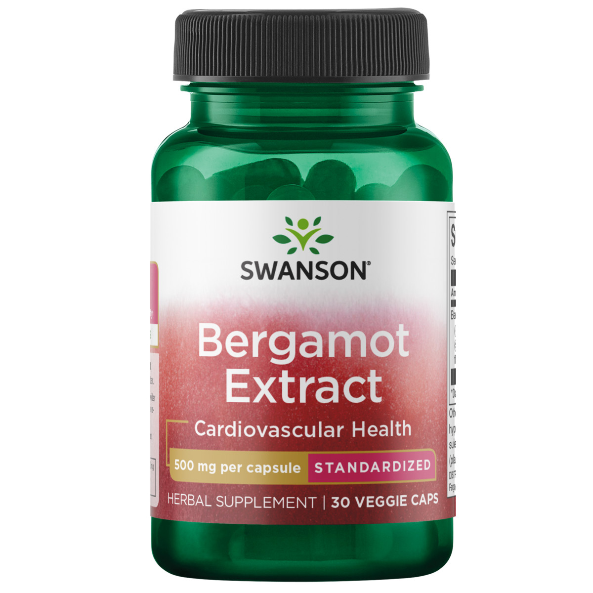Swanson Bergamot Extract 500 mg 30 Veggie Capsules