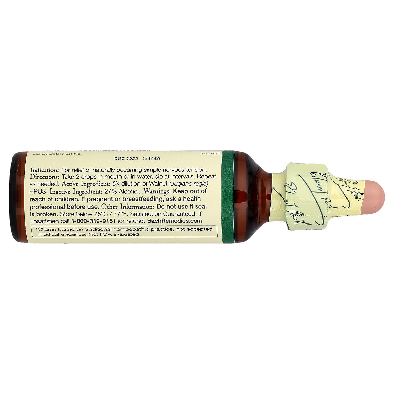 2 X Bach, Original Flower Remedies, Walnut, 0.7 fl oz (20 ml)