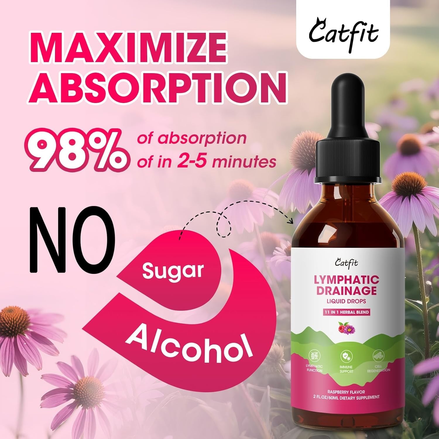 Immune Support Drops with Echinacea & Elderberry