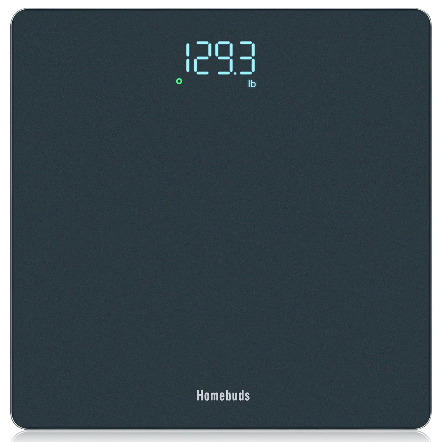 High Precision 0.1lb Bathroom Scale with LED Display – Elegant Blue Design