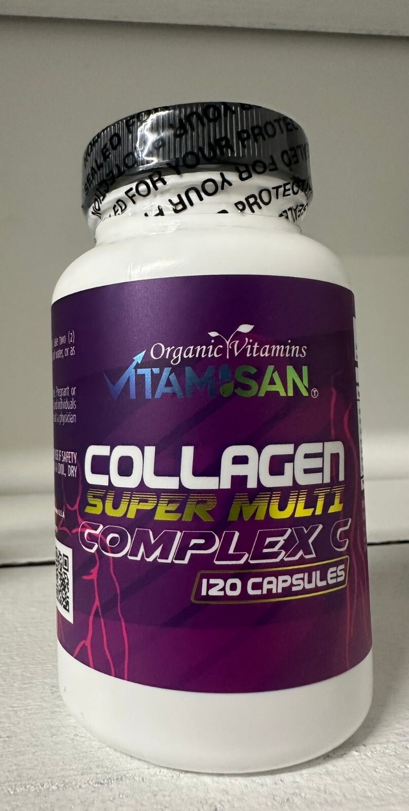 Premium Collagen Peptides Pills 2 PACKS Anti-Aging Types I,II,III,V,X SEALED 240
