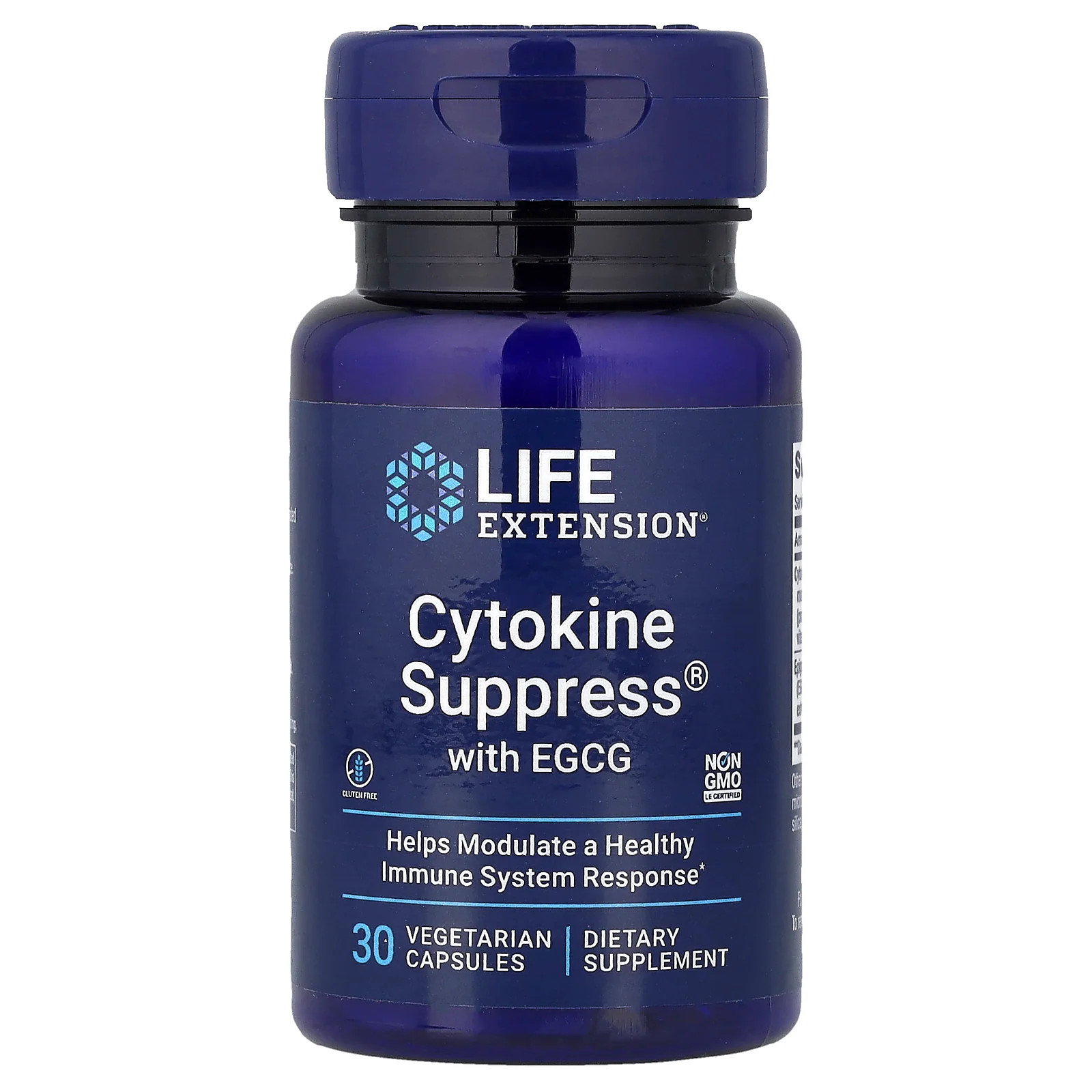 2 X Life Extension, Cytokine Suppress� with EGCG, 30 Vegetarian Capsules