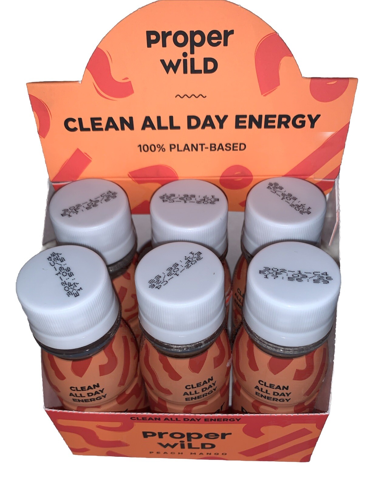 Proper Wild – Energy Shot Peach Mango – Case Of 6 2.5 Fluid Ounces